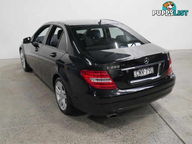 2013 MERCEDES-BENZ C200 BE W204MY13 4D SEDAN