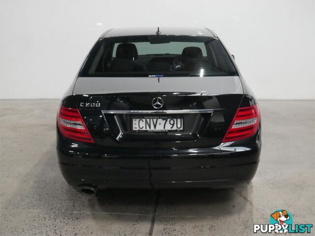 2013 MERCEDES-BENZ C200 BE W204MY13 4D SEDAN