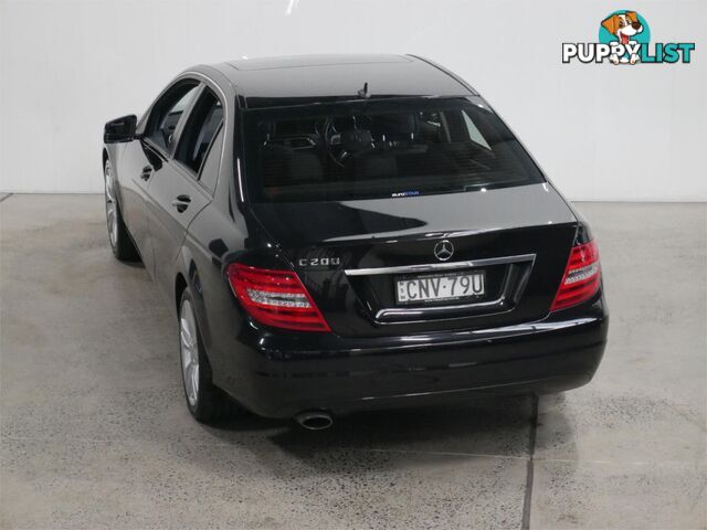 2013 MERCEDES-BENZ C200 BE W204MY13 4D SEDAN