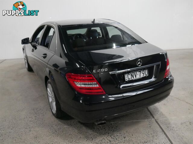 2013 MERCEDES-BENZ C200 BE W204MY13 4D SEDAN