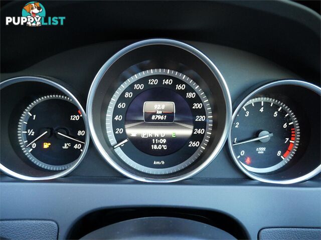 2013 MERCEDES-BENZ C200 BE W204MY13 4D SEDAN