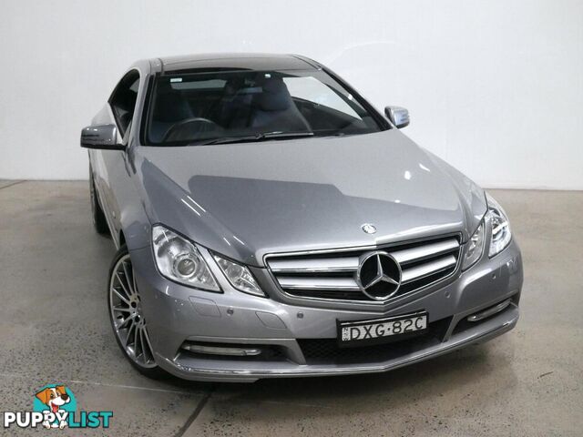 2011 MERCEDES-BENZ E250 CGIAVANTGARDE 207 2D COUPE