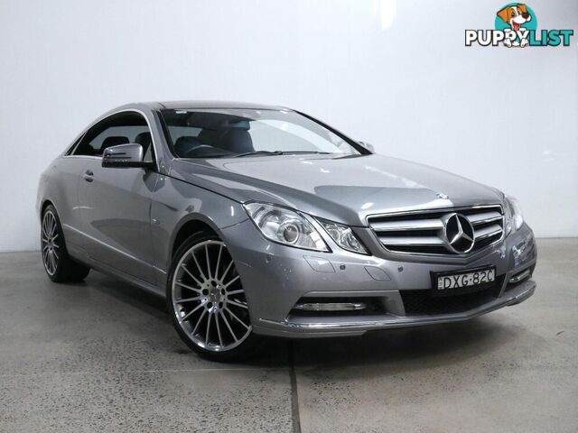 2011 MERCEDES-BENZ E250 CGIAVANTGARDE 207 2D COUPE