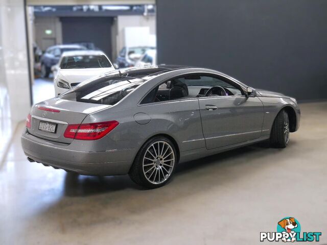 2011 MERCEDES-BENZ E250 CGIAVANTGARDE 207 2D COUPE