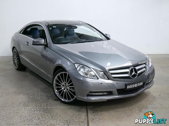 2011 MERCEDES-BENZ E250 CGIAVANTGARDE 207 2D COUPE