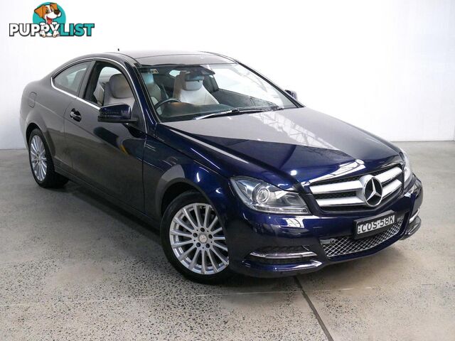 2013 MERCEDES-BENZ C180 BE W204MY13 2D COUPE