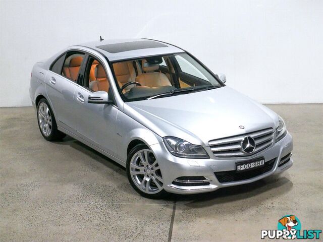 2012 MERCEDES-BENZ C250 AVANTGARDEBE W204MY12 4D SEDAN