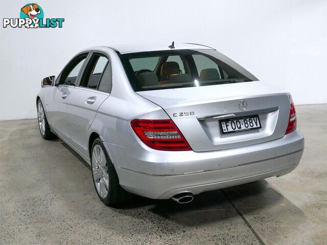 2012 MERCEDES-BENZ C250 AVANTGARDEBE W204MY12 4D SEDAN