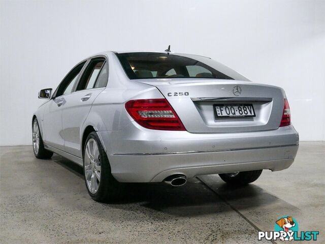 2012 MERCEDES-BENZ C250 AVANTGARDEBE W204MY12 4D SEDAN