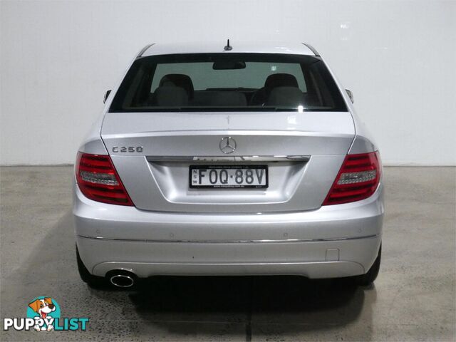 2012 MERCEDES-BENZ C250 AVANTGARDEBE W204MY12 4D SEDAN