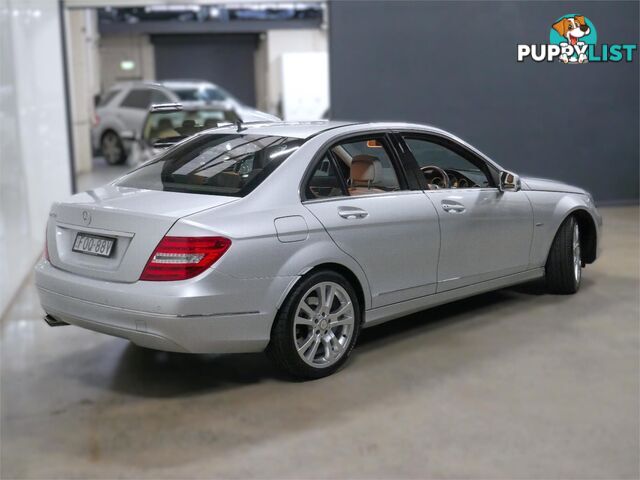 2012 MERCEDES-BENZ C250 AVANTGARDEBE W204MY12 4D SEDAN
