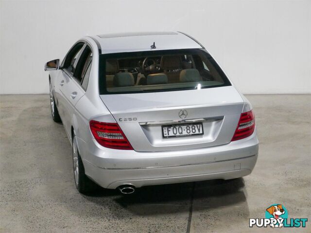 2012 MERCEDES-BENZ C250 AVANTGARDEBE W204MY12 4D SEDAN