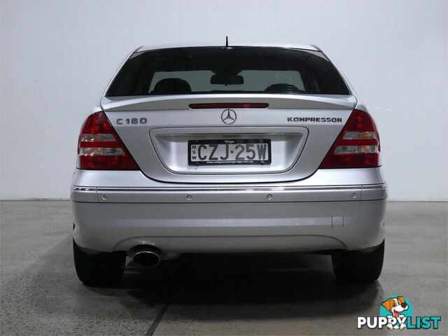 2006 MERCEDES-BENZ C180 KOMPRESSORCLASSIC W203MY06 4D SEDAN