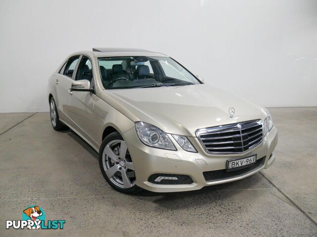 2009 MERCEDES-BENZ E500 AVANTGARDE 212 4D SEDAN