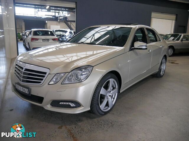 2009 MERCEDES-BENZ E500 AVANTGARDE 212 4D SEDAN