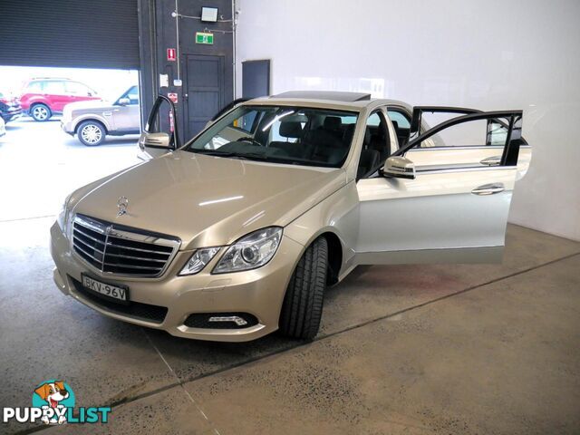 2009 MERCEDES-BENZ E500 AVANTGARDE 212 4D SEDAN