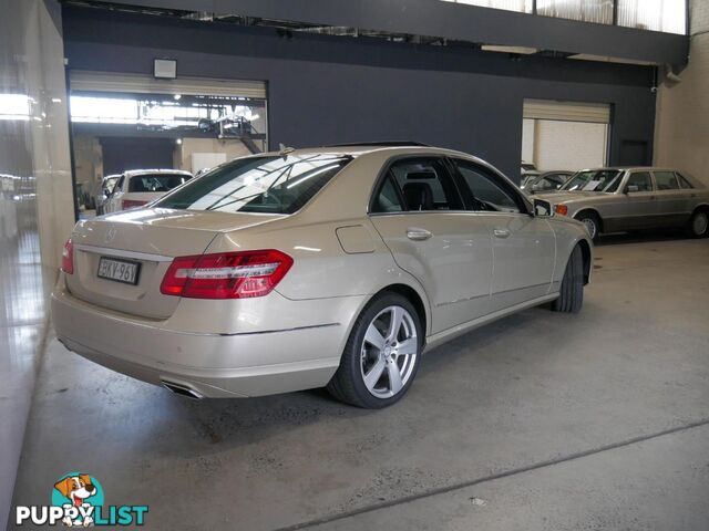 2009 MERCEDES-BENZ E500 AVANTGARDE 212 4D SEDAN