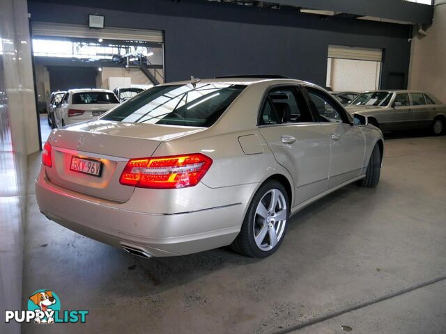 2009 MERCEDES-BENZ E500 AVANTGARDE 212 4D SEDAN