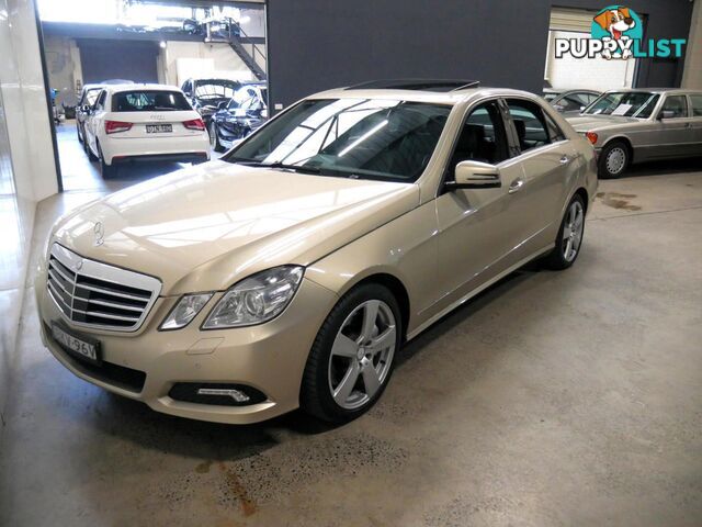 2009 MERCEDES-BENZ E500 AVANTGARDE 212 4D SEDAN