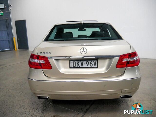 2009 MERCEDES-BENZ E500 AVANTGARDE 212 4D SEDAN