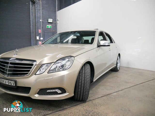 2009 MERCEDES-BENZ E500 AVANTGARDE 212 4D SEDAN