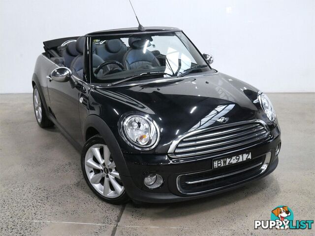 2011 MINI COOPER CABRIO R57MY11 2D CONVERTIBLE
