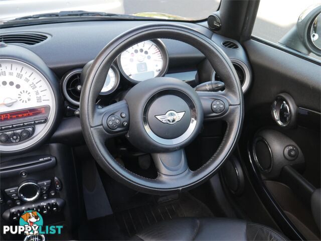2011 MINI COOPER CABRIO R57MY11 2D CONVERTIBLE