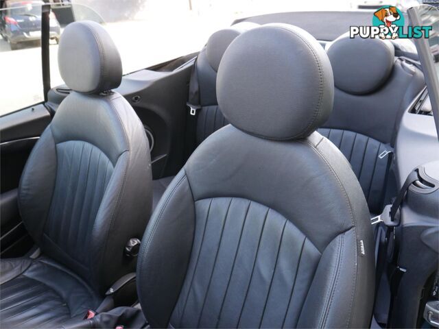 2011 MINI COOPER CABRIO R57MY11 2D CONVERTIBLE