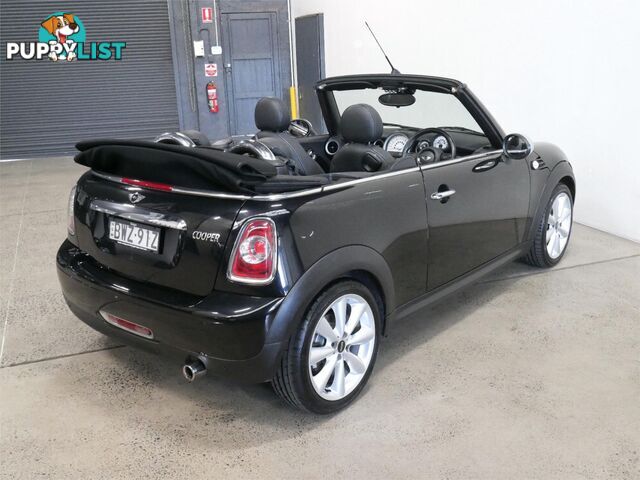 2011 MINI COOPER CABRIO R57MY11 2D CONVERTIBLE