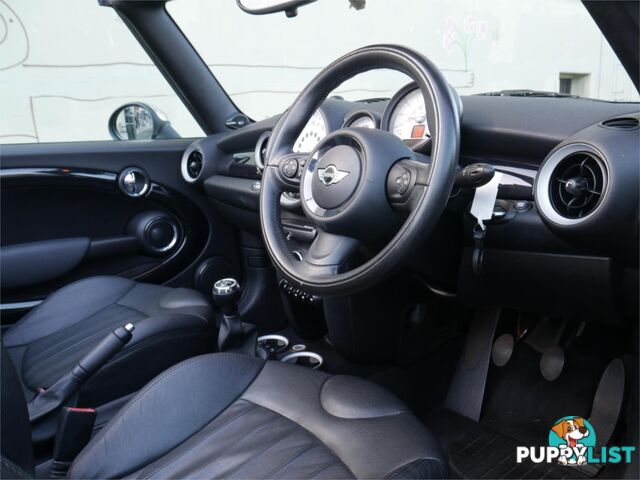 2011 MINI COOPER CABRIO R57MY11 2D CONVERTIBLE
