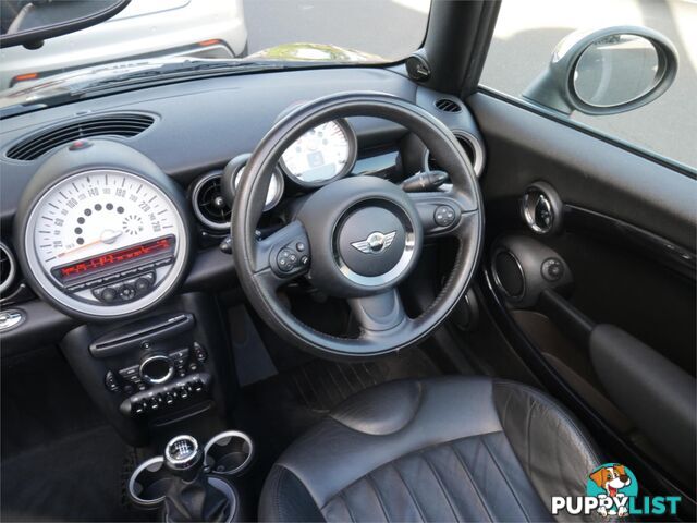 2011 MINI COOPER CABRIO R57MY11 2D CONVERTIBLE