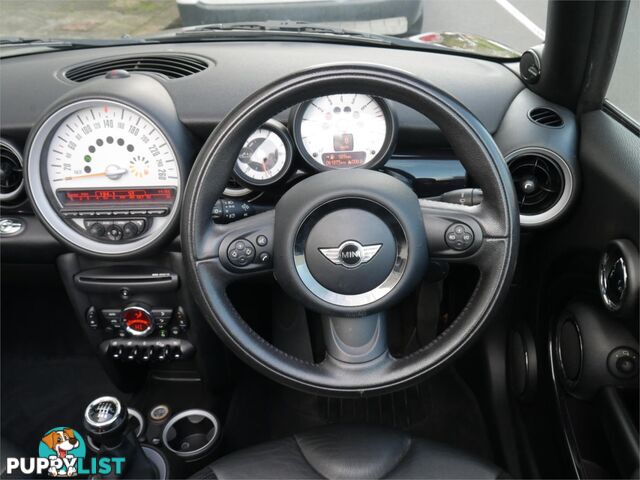 2011 MINI COOPER CABRIO R57MY11 2D CONVERTIBLE