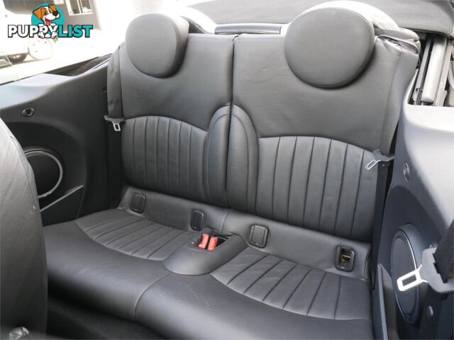 2011 MINI COOPER CABRIO R57MY11 2D CONVERTIBLE
