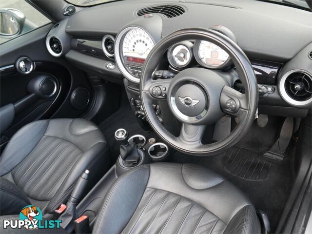2011 MINI COOPER CABRIO R57MY11 2D CONVERTIBLE