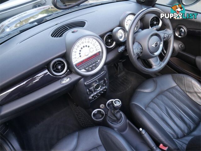 2011 MINI COOPER CABRIO R57MY11 2D CONVERTIBLE