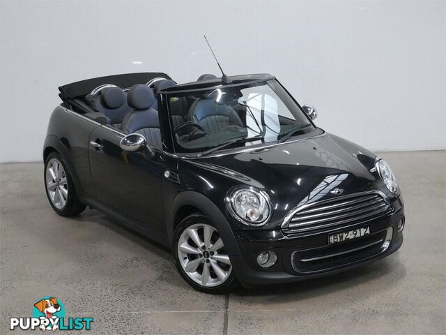 2011 MINI COOPER CABRIO R57MY11 2D CONVERTIBLE