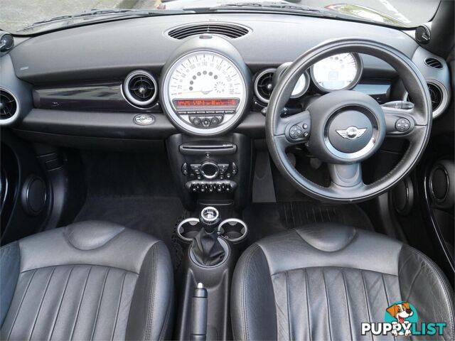 2011 MINI COOPER CABRIO R57MY11 2D CONVERTIBLE