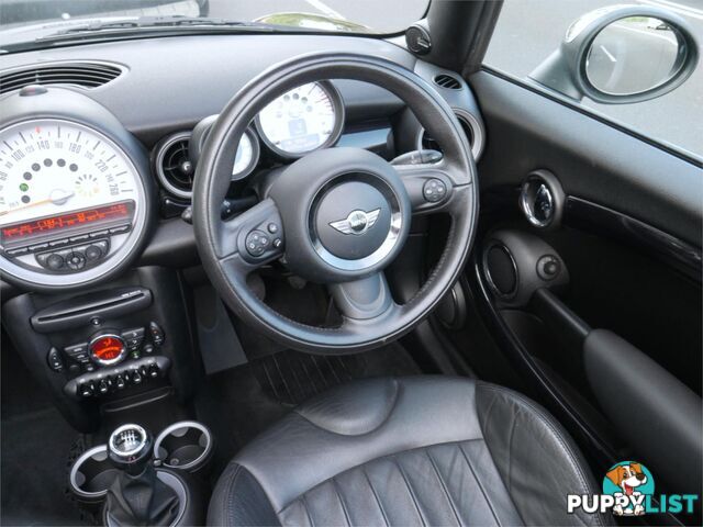 2011 MINI COOPER CABRIO R57MY11 2D CONVERTIBLE