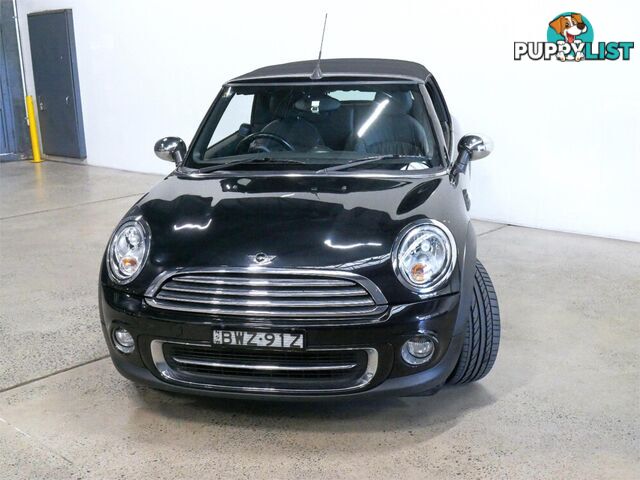 2011 MINI COOPER CABRIO R57MY11 2D CONVERTIBLE