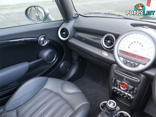 2011 MINI COOPER CABRIO R57MY11 2D CONVERTIBLE