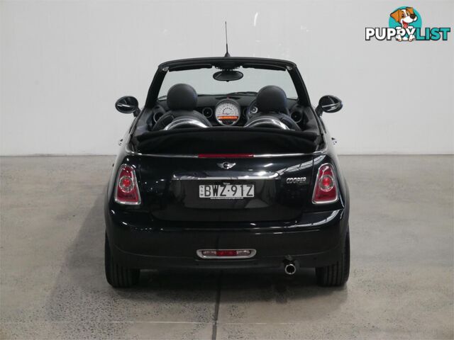 2011 MINI COOPER CABRIO R57MY11 2D CONVERTIBLE