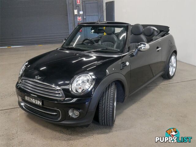 2011 MINI COOPER CABRIO R57MY11 2D CONVERTIBLE