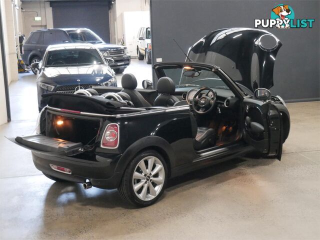 2011 MINI COOPER CABRIO R57MY11 2D CONVERTIBLE