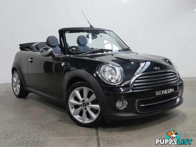 2011 MINI COOPER CABRIO R57MY11 2D CONVERTIBLE