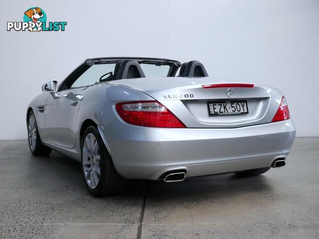 2013 MERCEDES-BENZ SLK 200BE R172 2D CONVERTIBLE