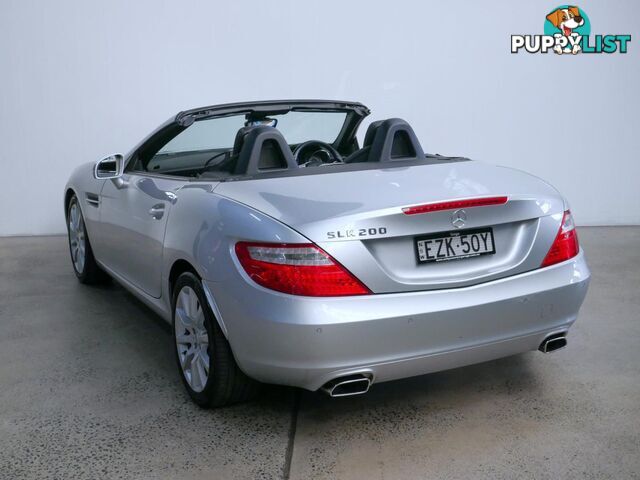 2013 MERCEDES-BENZ SLK 200BE R172 2D CONVERTIBLE