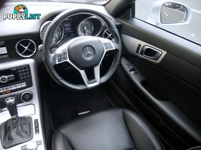 2013 MERCEDES-BENZ SLK 200BE R172 2D CONVERTIBLE