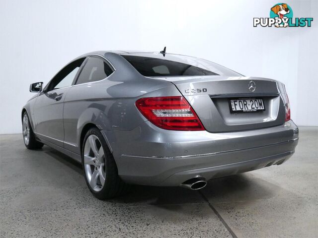 2012 MERCEDES-BENZ C250 SPORTBE C204MY12 2D COUPE