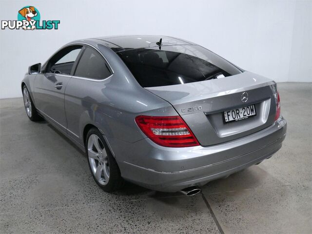 2012 MERCEDES-BENZ C250 SPORTBE C204MY12 2D COUPE