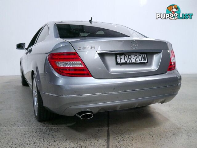 2012 MERCEDES-BENZ C250 SPORTBE C204MY12 2D COUPE